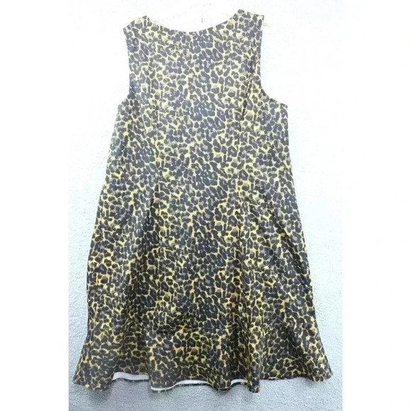 Isaac Mizrahi Live! Leopard Print Dress Ruffle-Size 20W - Picture 5 of 6